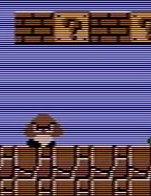 The same frame at scanline strength 100
